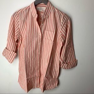 Birds of Paradis red stripe classic shirt